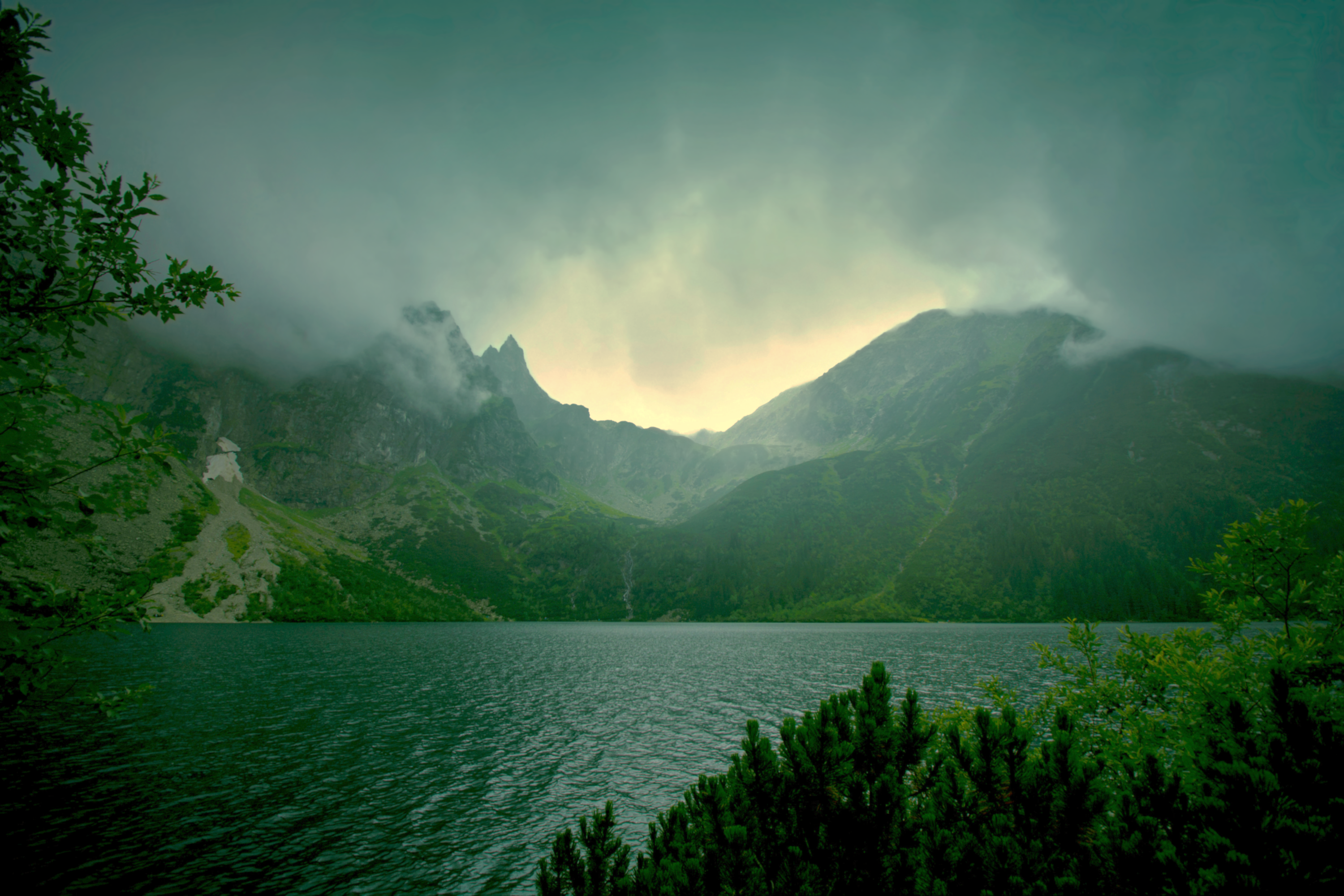 Serene mountain landscape